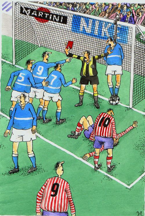 Crime and punishment - football.