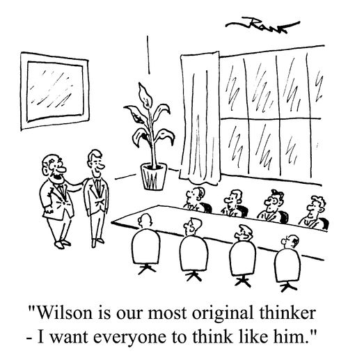 "Wilson is our most original thinker - I want everyone to think like him."