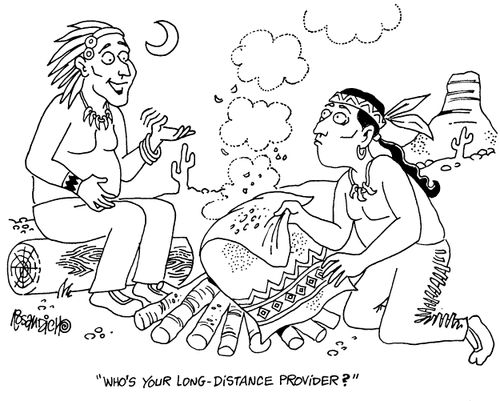 "Who's your long distance provider?"