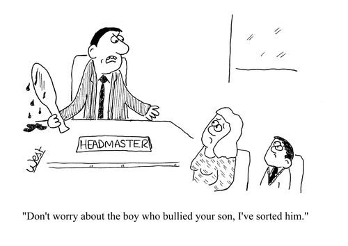 'Don't worry about the boy who bullied your son...I've sorted him.'