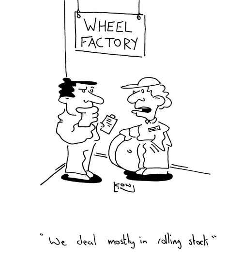 'We deal mostly in rolling stock...'