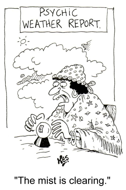 'The mist is clearing.'