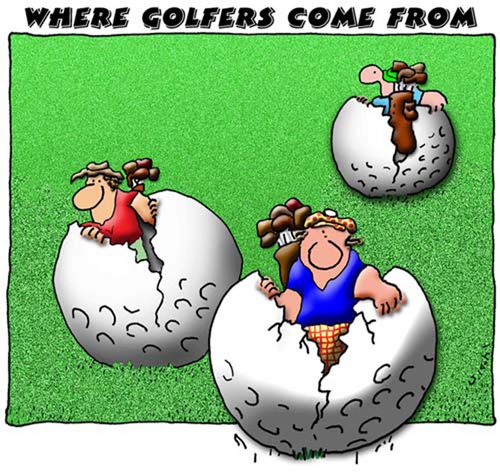 Where golfers come from.