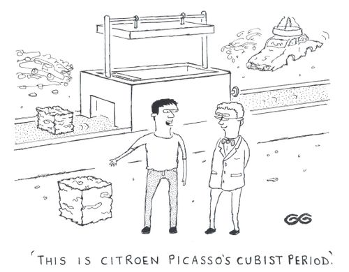 'This is Citroen Picasso's cubist period.'