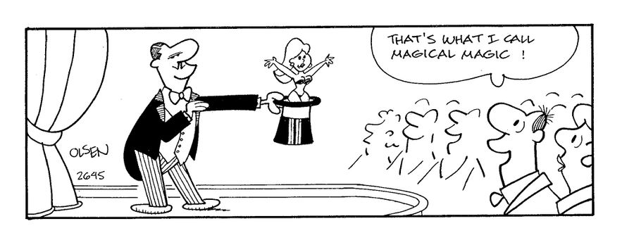 'That's what I call magical magic!'