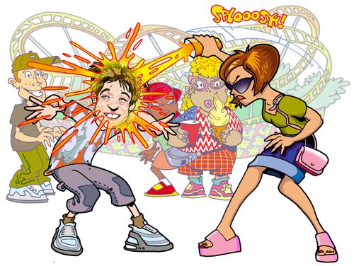 Fight at the fair.