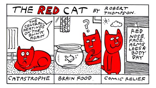 The Red Cat: Catastrophe/Brain Food/Comic Relief.