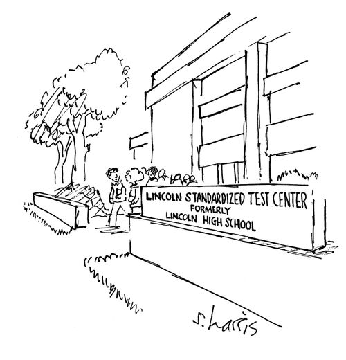 Lincoln Standardized Test Center. Formerly Lincoln High School.