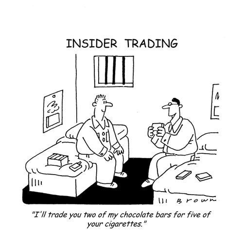 "I'll trade you two of my chocolate bars for five of your cigarettes."