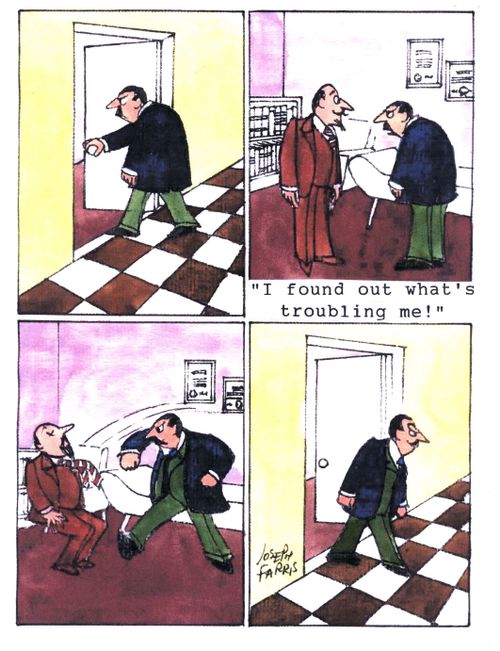 'I found out what's troubling me!'