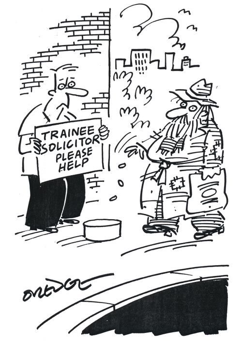 'Trainee solicitor, please help.'