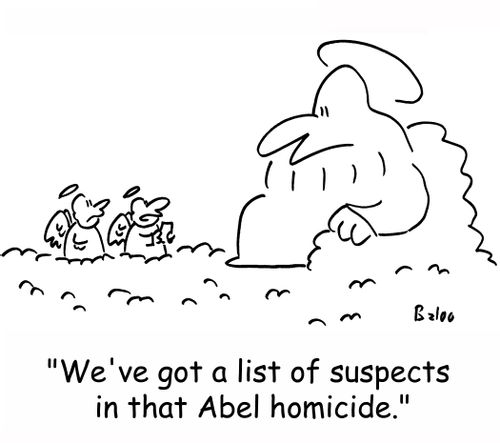 'We've got a list of suspects in that Abel homicide.'