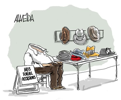 Hats for all occasions. 