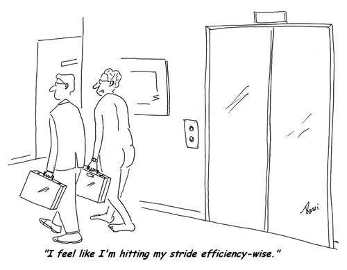 'I feel like I'm hitting my stride efficiency wise.'