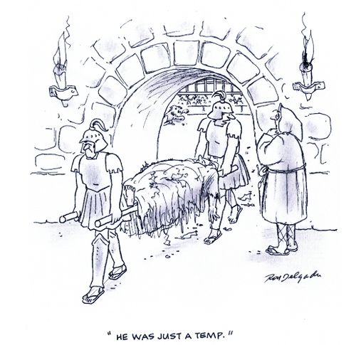 'He was just a temp.'