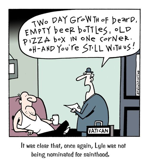 It was clear that, once again, Lyle was not being nominated for sainthood.