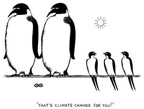 'That's climate change for you!'