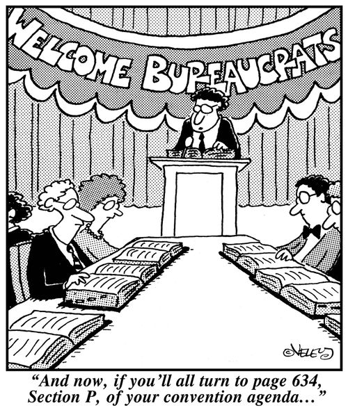 Welcome Bureaucrats! (Convention of bureaucrats).