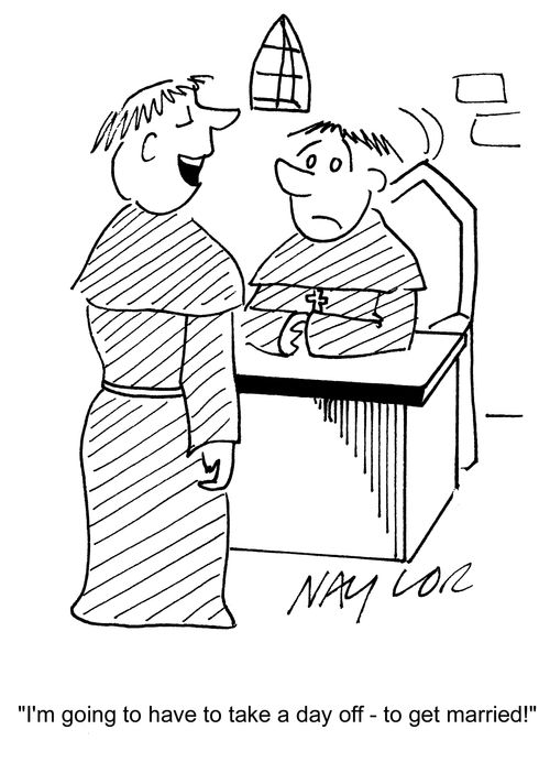 'I'm going to have to take a day off - to get married!'