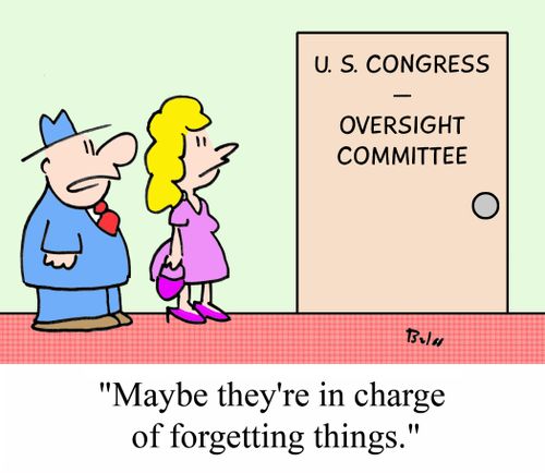 'Maybe they're in charge of forgetting things.'