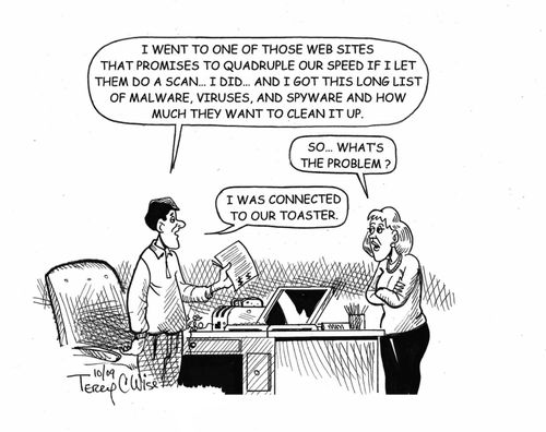They want to clean my hard drive...