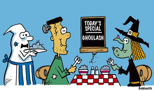 Spook cafe special meal.