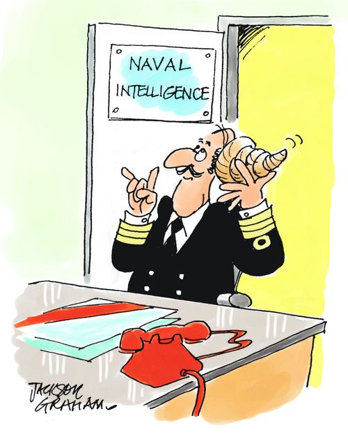 Naval intelligence.