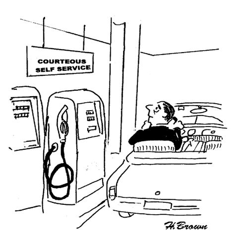 Courteous Self-Service.