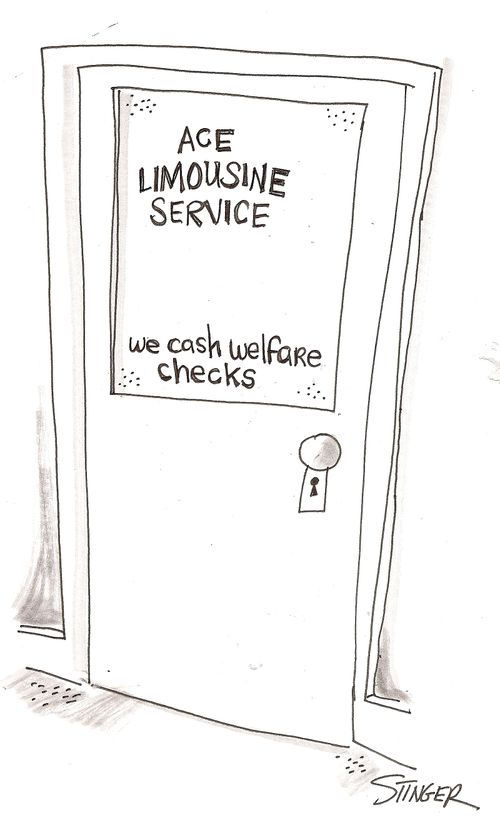 Ace Limousine Service - we cash welfare checks.