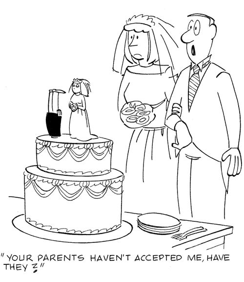 'Your parents haven't accepted me, have they?'