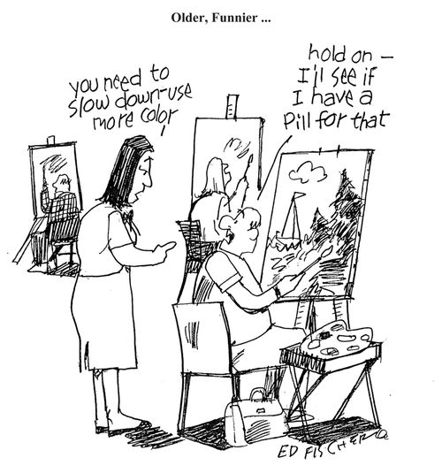 'You need to slow down - use more color.'