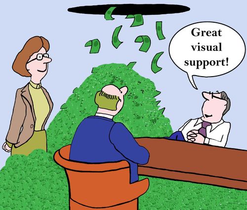 'Great visual support.'