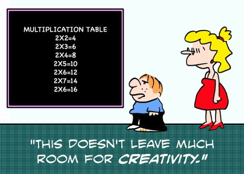 'This doesn't leave much room for creativity.'