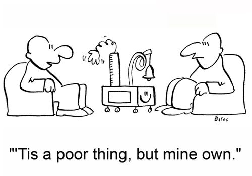 ''Tis a poor thing, but mine own.'
