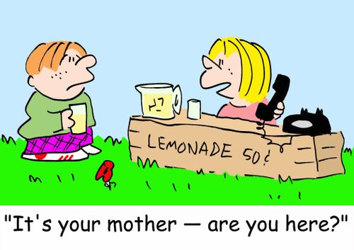'It's your mother -- are you here?'