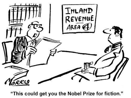 This could get you the Nobel Prize for fiction.