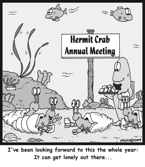 I've been looking forward to this the whole year: It can get lonely out there...