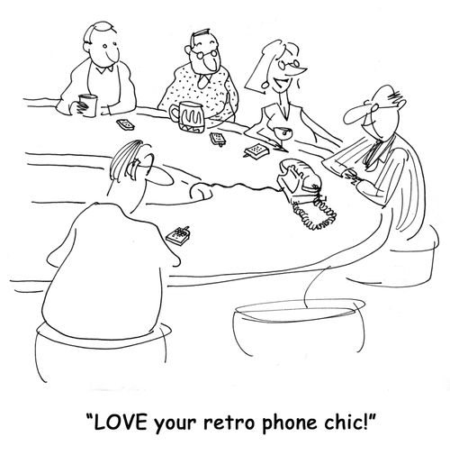LOVE your retro phone chic!