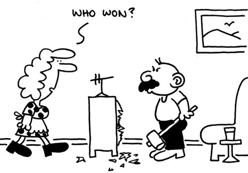 'Who won?'