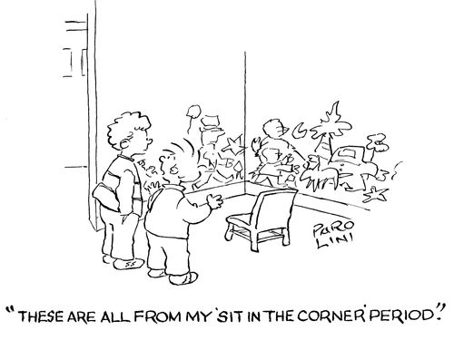 'These are all from my 'sit in the corner' period.'