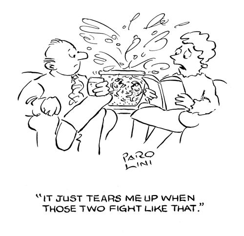 'It just tears me up when those two fight like that.'