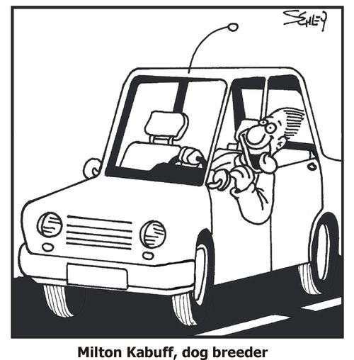 'Milton Kabuff, dog breeder.'