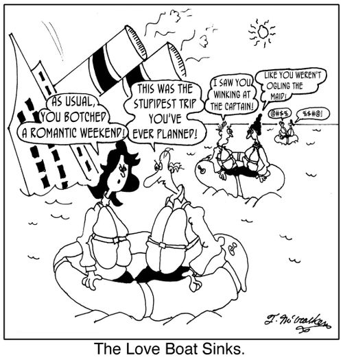 The Love Boat Sinks.