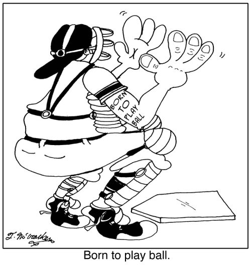 Born to play ball.