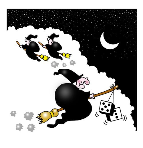 Witch dice.