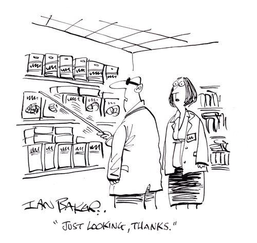 'Just looking, thanks.'