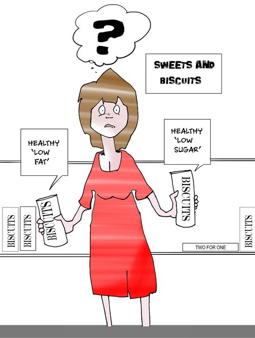 Diets: Sweets and Biscuits.