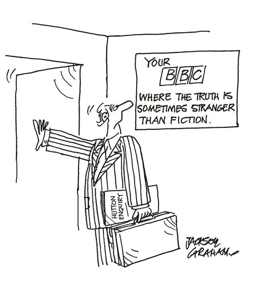 'Your BBC. Where the truth is sometimes stranger than fiction.'