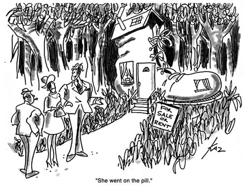 'She went on the pill.'