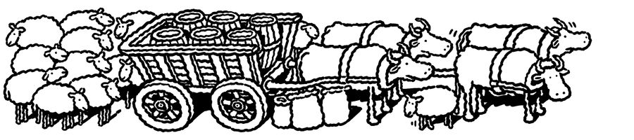 Livestock cart.